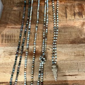 Beaded necklaces
